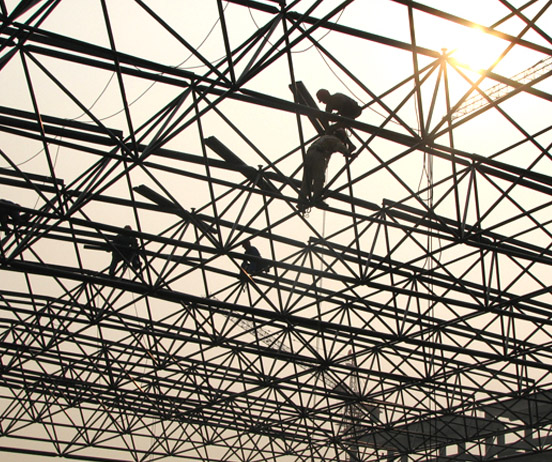 莱芜厂房网架安装