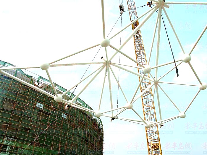 莱芜体育馆网架安装