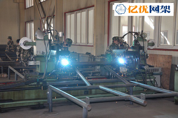 莱芜螺栓球网架加工车间